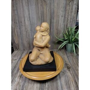 Vintage Mother & Child Statue, MPI 1955 BBW, Mom Hugging Baby